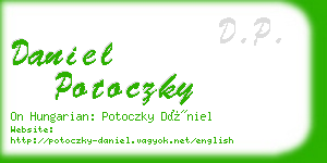 daniel potoczky business card